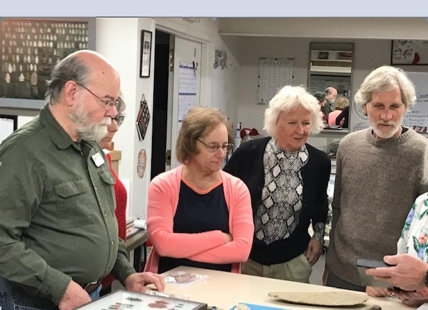 Left to Right:  Craig Nelson, Paula Morris, Claudia Gruss, Marianne Stepanik, Edson Bourn.