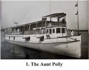Black and white photo of the Aunt Polly